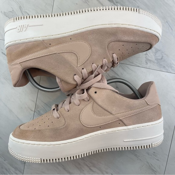 •Nike Air Force 1 Sage Low AR5339-201 'Particle Beige' Women's Shoes Size 10 - Picture 3 of 15